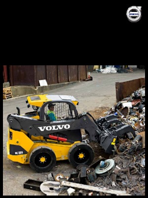 Csúszókormányzású rakodók Volvo MC110D