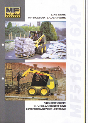 Csúszókormányzású rakodók MF Industrial MF 516 XP