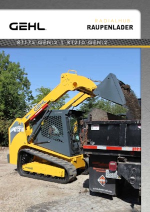 Csúszókormányzású rakodók Gehl RT 175 SXT Dual