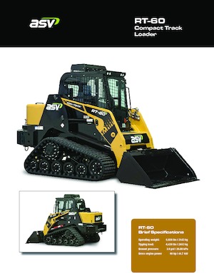 Csúszókormányzású rakodók ASV RT 60