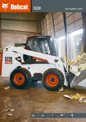 Csúszókormányzású rakodók Bobcat S 220 AHC