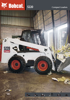 Csúszókormányzású rakodók Bobcat S 220