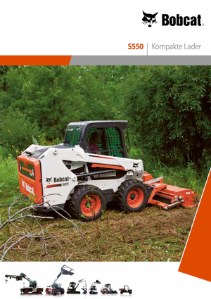 Csúszókormányzású rakodók Bobcat S550