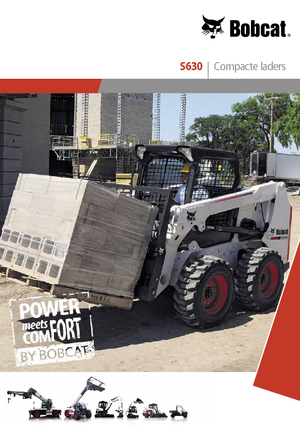 Csúszókormányzású rakodók Bobcat S630