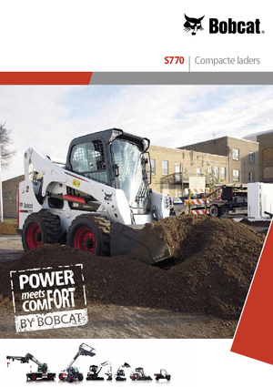 Csúszókormányzású rakodók Bobcat S770