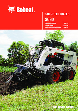 Csúszókormányzású rakodók Bobcat S630