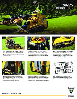 Csúszókormányzású rakodók Vermeer S925TX