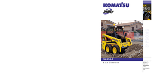 Csúszókormányzású rakodók Komatsu SK05J-2