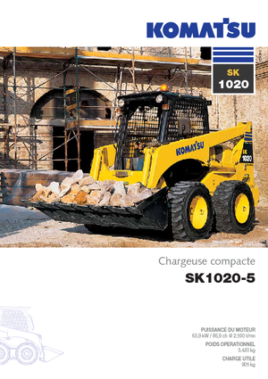 Csúszókormányzású rakodók Komatsu SK1020-5 turbo