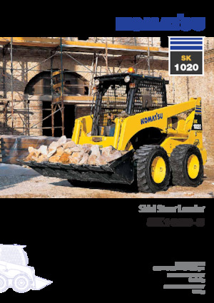 Csúszókormányzású rakodók Komatsu SK1020-5 Super Flow