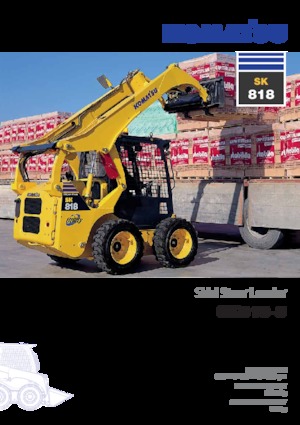 Csúszókormányzású rakodók Komatsu SK818-5E0
