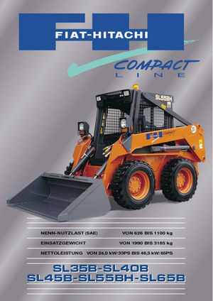 Csúszókormányzású rakodók Fiat-Hitachi SL 40 B