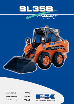 Csúszókormányzású rakodók Fiat Kobelco SL 35 B