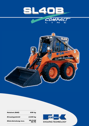 Csúszókormányzású rakodók Fiat Kobelco SL 40 B
