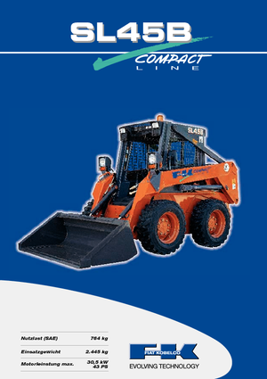 Csúszókormányzású rakodók Fiat Kobelco SL 45 B