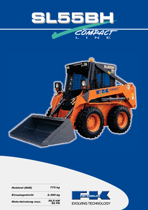Csúszókormányzású rakodók Fiat Kobelco SL 55 BH