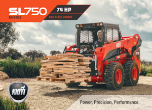 Csúszókormányzású rakodók Kioti SL750 Canopy