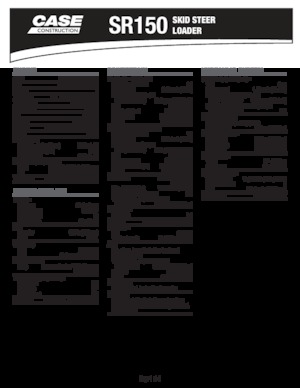 Csúszókormányzású rakodók Case SR150