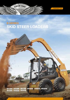 Csúszókormányzású rakodók Case SR200B