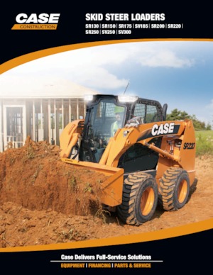 Csúszókormányzású rakodók Case SR200