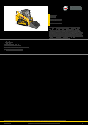 Csúszókormányzású rakodók Wacker Neuson ST27