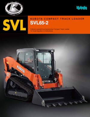 Csúszókormányzású rakodók Kubota SVL65-2
