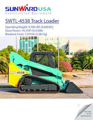 Csúszókormányzású rakodók Sunward SWTL4538 