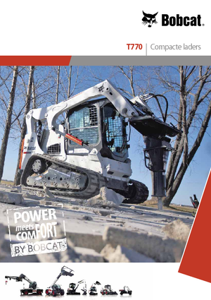 Csúszókormányzású rakodók Bobcat T770