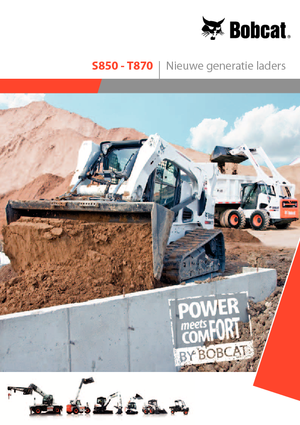 Csúszókormányzású rakodók Bobcat T870