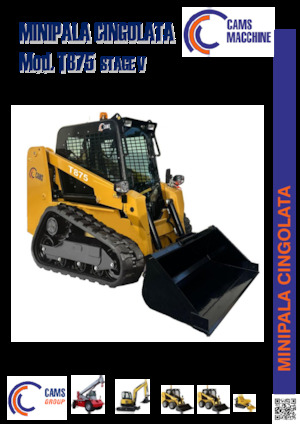 Csúszókormányzású rakodók Cams T875