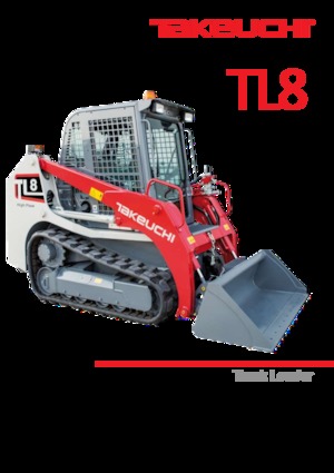 Csúszókormányzású rakodók Takeuchi TL 8 
