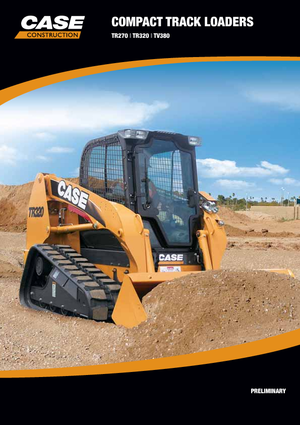 Csúszókormányzású rakodók Case TR 270