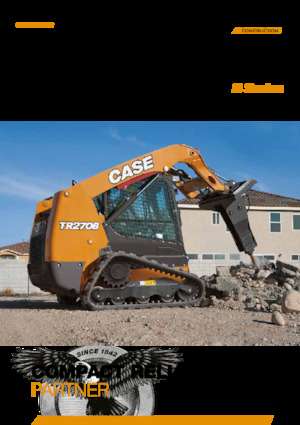 Csúszókormányzású rakodók Case TV380B