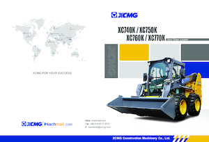 Csúszókormányzású rakodók XCMG XC750K