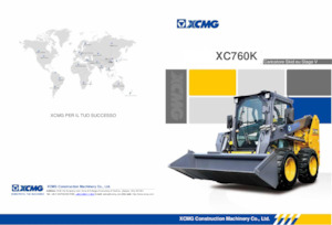 Csúszókormányzású rakodók XCMG XC760K 