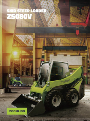 Csúszókormányzású rakodók Zoomlion ZS080V