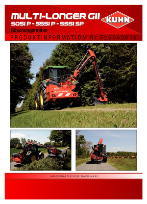 Rézsünyrók Kuhn Multi-Longer GII HE 5051 P