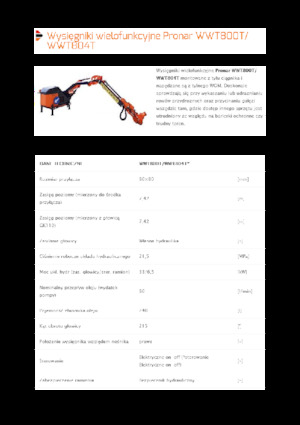 Rézsünyrók Pronar WWT 804T