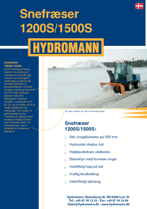Hóvágók Hydromann 1500 S