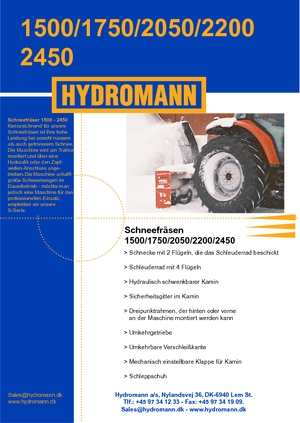 Hóvágók Hydromann 2050