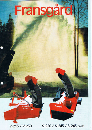 Hóvágók Fransgard S 245 proff