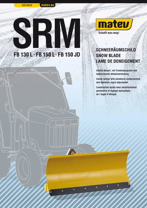 Hóekék - könnyű Matev SRM-FB 130 L