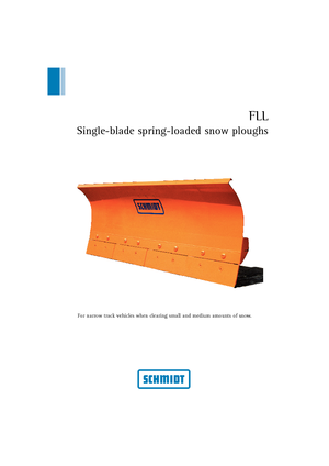 Hóekék rugós tolólappal Schmidt FLL 24 *