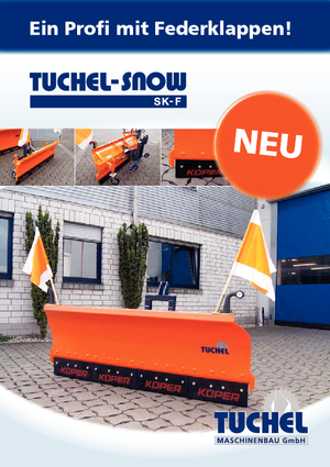 Hóekék rugós tolólappal Tuchel SK-F 150