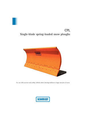 Hóekék csuklós tolólappal Schmidt CPL 21 *