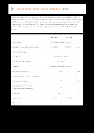Hóekék csuklós tolólappal Pronar PUV 2800