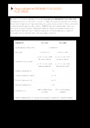 Hóekék csuklós tolólappal Pronar PUV 2800