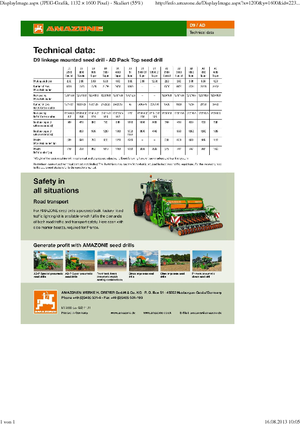 Vetőgépek Amazone D9 12000 Super