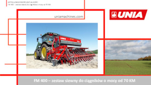 Vetőgépek Unia FM A 700/3