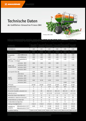 Vetőgépek Amazone Primera DMC 3000